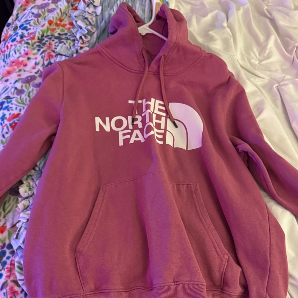 The North Face Rose Pink Logo Pullover Hoodie
